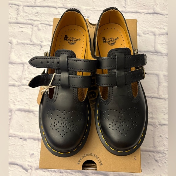 Dr. Martens Shoes - Dr. Martens Black Leather Mary Janes Shoes